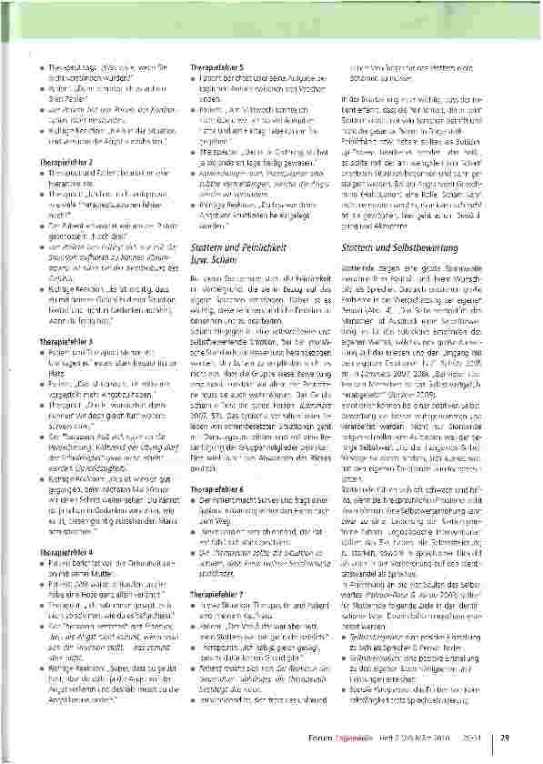 Vorschauseite 4: Angst und Scham in der Stottertherapie