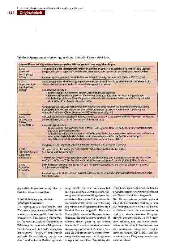 Vorschauseite 6: Die Übertragung des Belgischen Nursing Minimum Data Set II (B-NMDS II) auf bundesdeutsche Krankenhäuser. Ergebnisse der ersten Untersuchungsphase zum Übersetzungsund Adaptionsproz…