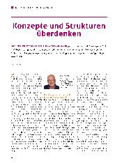 Vorschauseite 1: Konzepte und Strukturen überdenken
