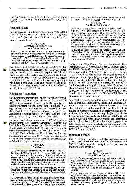 Vorschauseite 6: Das kirchliche Krankenhaus in der höchstrichterlichen Rechtsprechung (I)