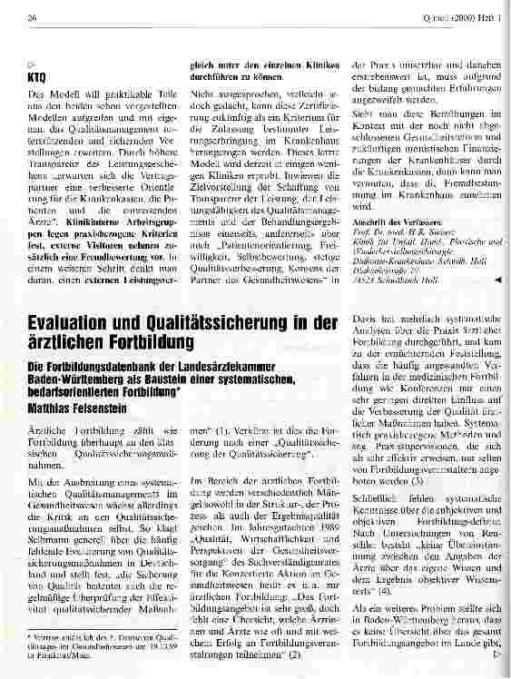 Vorschauseite 3: Qualitätssicherung - Qualitätsmanagement - Zertifizierung