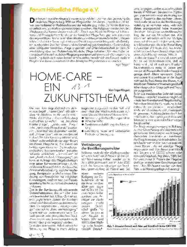 Vorschauseite 1: Home-Care - ein Zukunftsthema