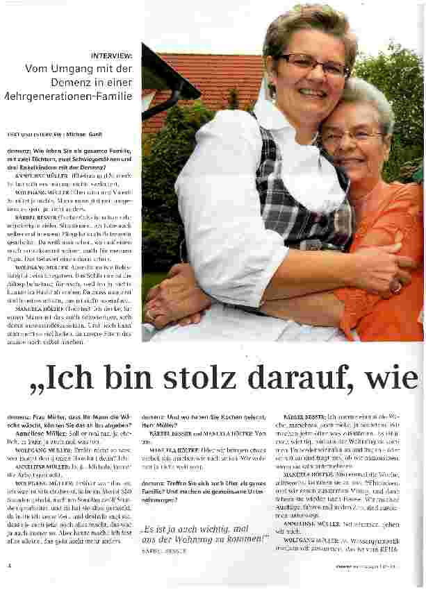 Vorschauseite 1: Ich bin stolz darauf, wie er alles schafft