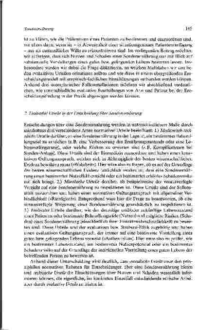 Vorschauseite 3: Sondenernährung Die Bedeutung evaluativer Vorstellungen eines guten Lebens für die Entscheidungsfindung