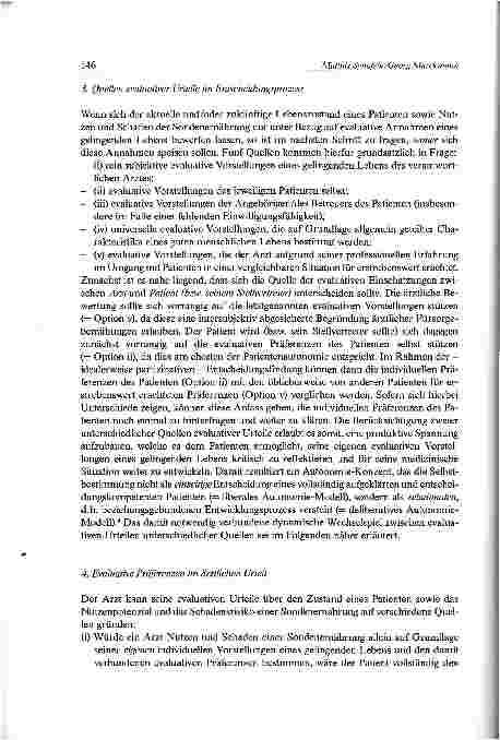 Vorschauseite 4: Sondenernährung Die Bedeutung evaluativer Vorstellungen eines guten Lebens für die Entscheidungsfindung