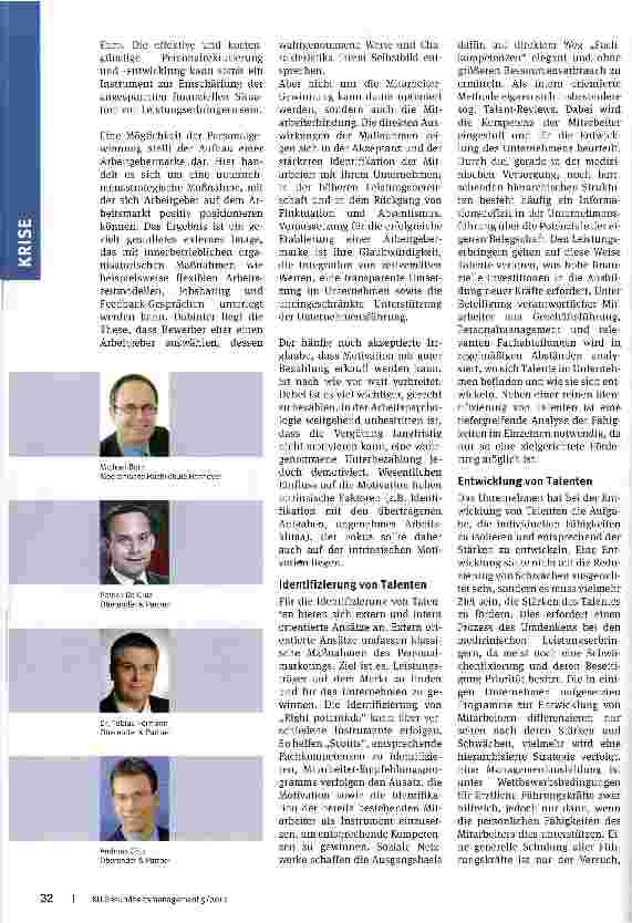 Vorschauseite 2: Das Management von Talenten