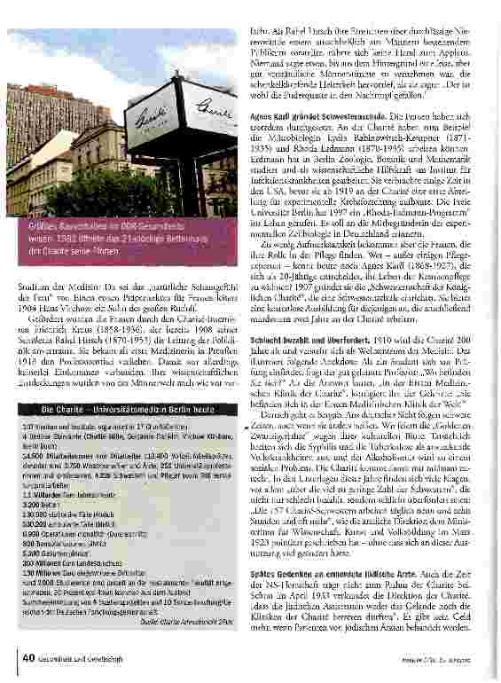 Vorschauseite 5: Eine Klinik schreibt Medizin Geschichte