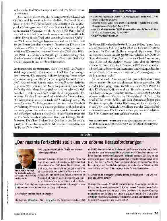 Vorschauseite 6: Eine Klinik schreibt Medizin Geschichte