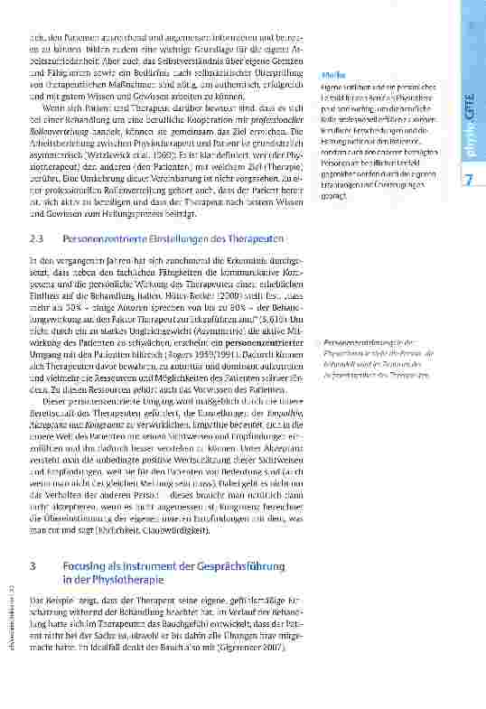 Vorschauseite 5: Gesprächsführung: Focusing kennenlernen