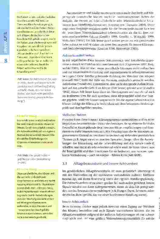 Vorschauseite 6: Gesprächsführung: Focusing kennenlernen