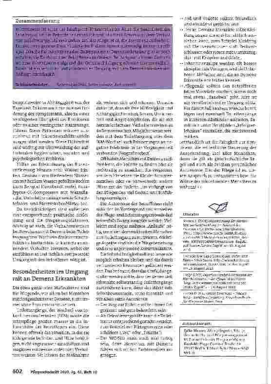 Vorschauseite 3: „Zwischen Scham, Hilflosigkeit und Wut