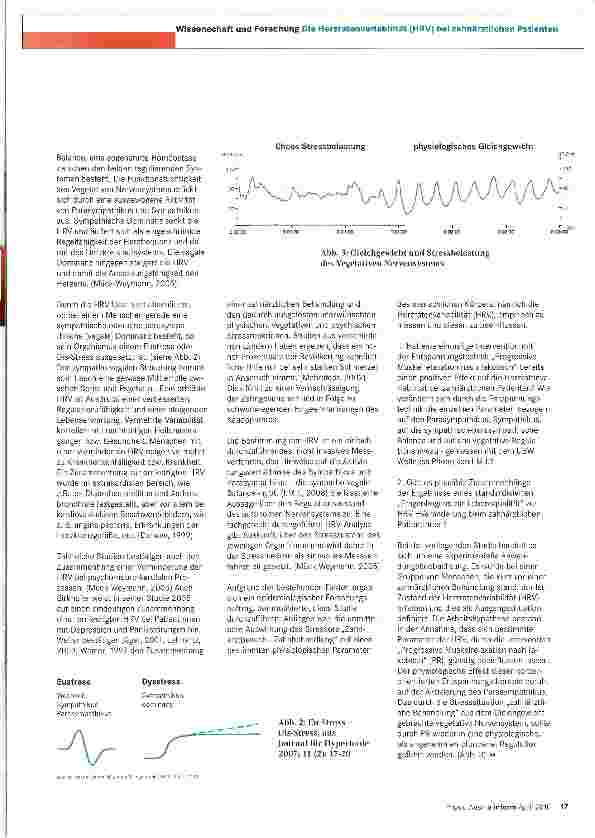 Vorschauseite 2: Auswirkung der „Progressiven Muskelrelaxation nach Jakobson auf die Herzratenvariabiiität (HRV)