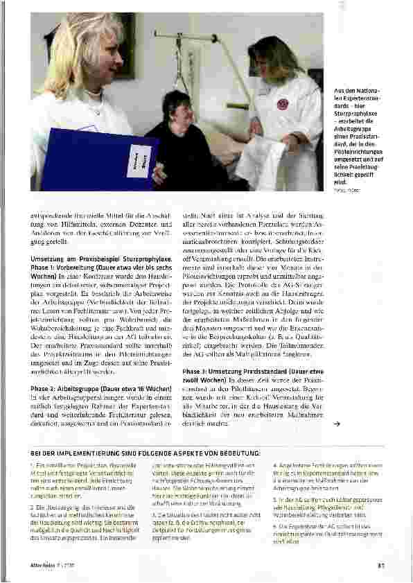 Vorschauseite 2: Expertenstandards effektiv und nachhaltig umsetzen