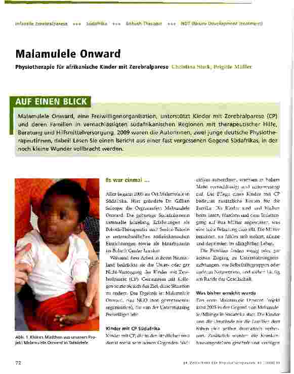 Vorschauseite 1: Malamulele Onward