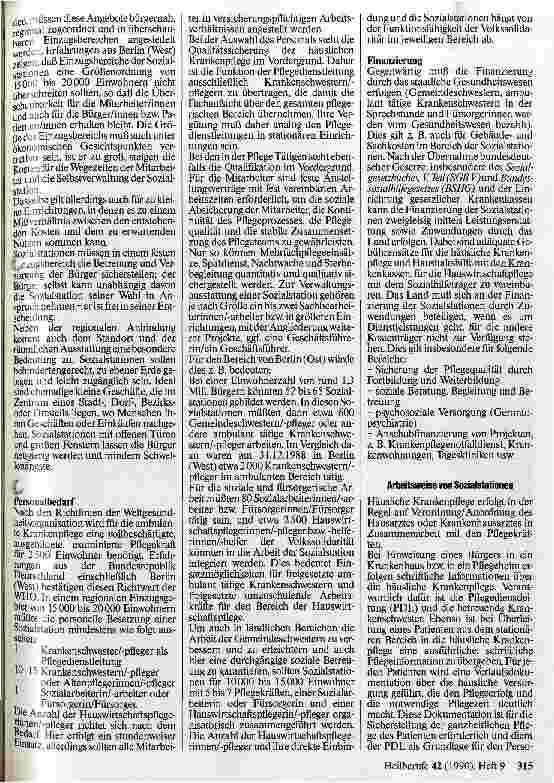 Vorschauseite 3: Sozialstationen im Bereich der DDR - Positionspapier