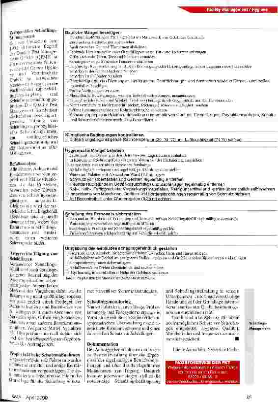 Vorschauseite 4: Schädlinge müssen draußen bleiben