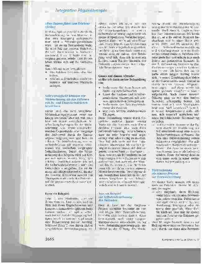 Vorschauseite 4: Integration von Erleben und Verhaltenin die Physiotherapie* - Beispiele aus der Praxis