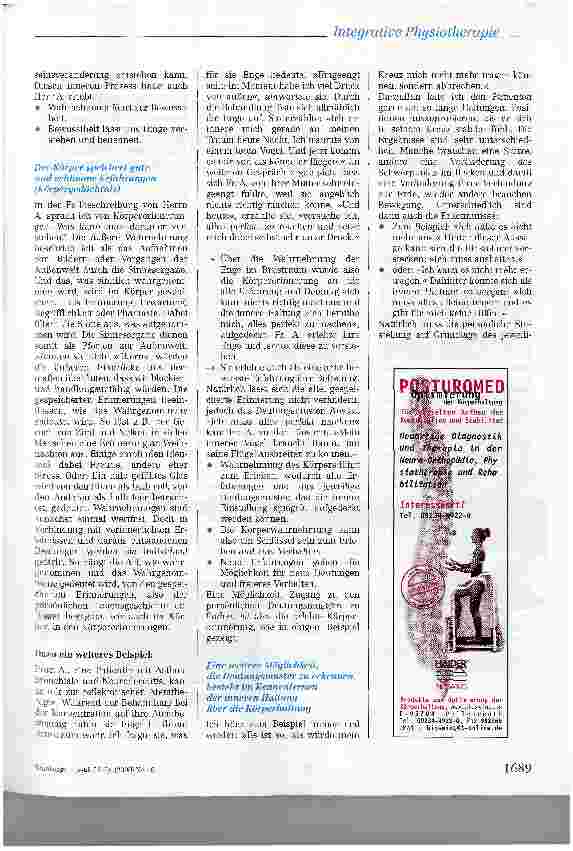 Vorschauseite 5: Integration von Erleben und Verhaltenin die Physiotherapie* - Beispiele aus der Praxis