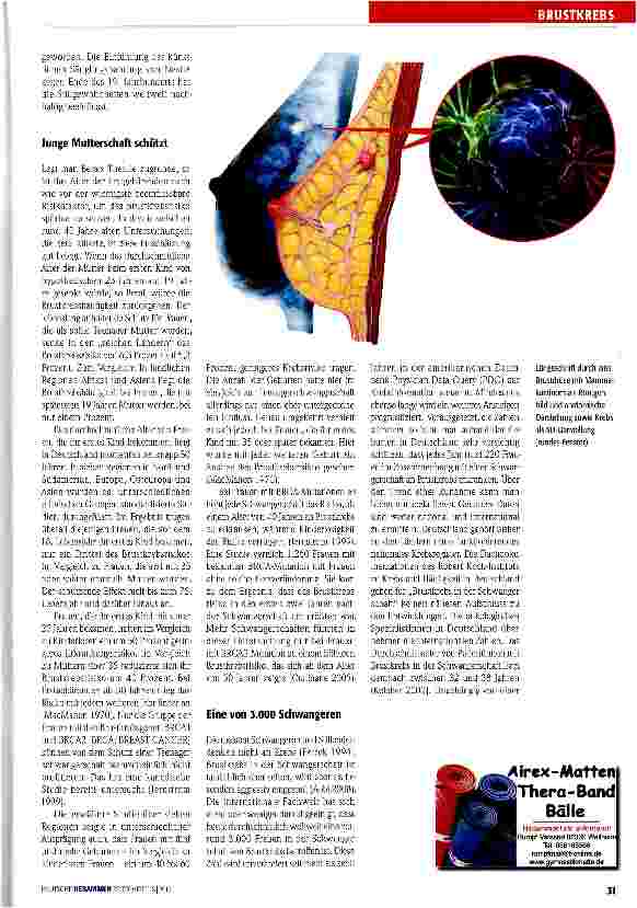 Vorschauseite 3: Die fruchtbare Zeit: Gefahrenzone für Brustkrebs?