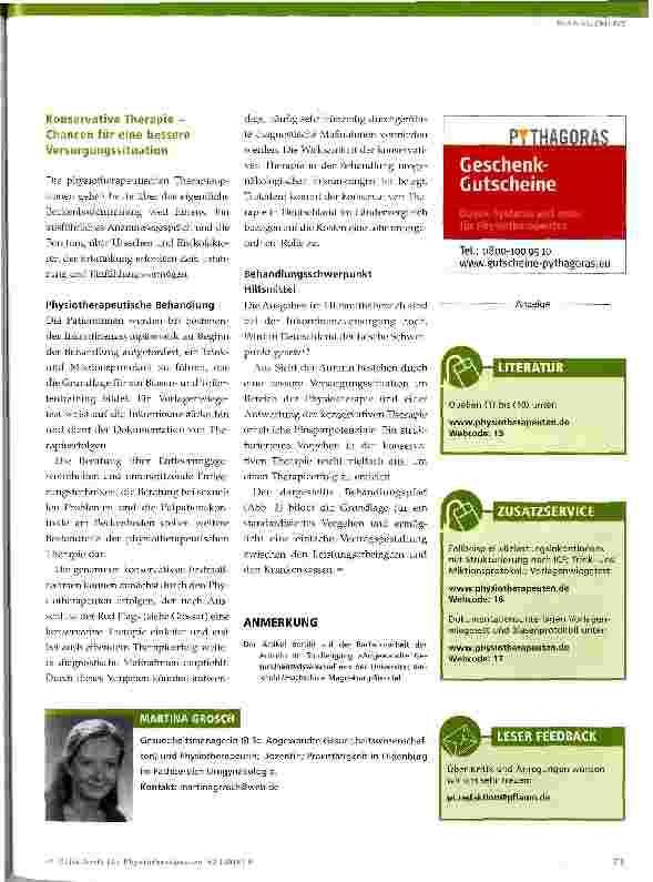Vorschauseite 4: Indikationsbezogenes, individuelles Versorgungsmodell
