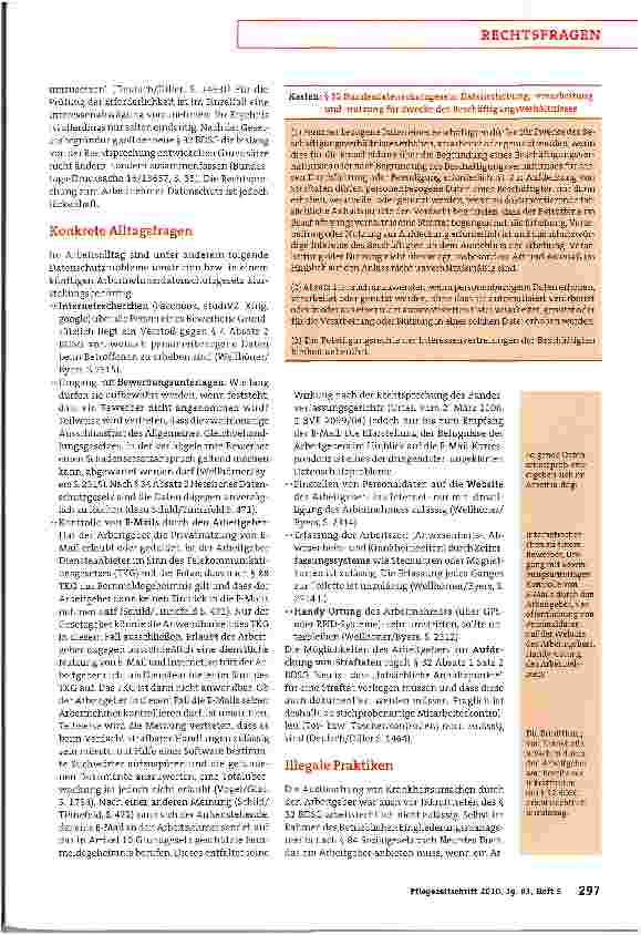 Vorschauseite 2: Fragen aus dem Arbeitsalltag bleiben ungeklärt