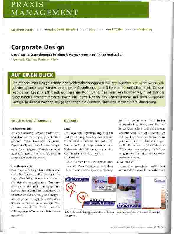 Vorschauseite 1: Corporate Design