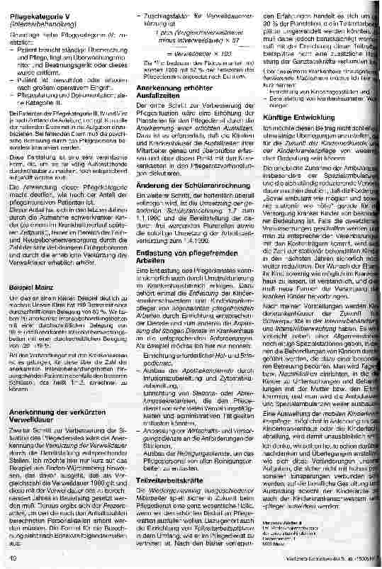 Vorschauseite 2: Pflegekategorien - ein Hilfsmittel für den Pflegedienst