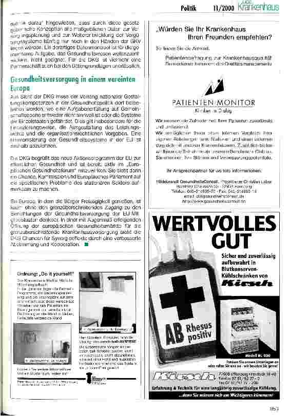 Vorschauseite 5: Positionen der DKG zur Weiterentwicklung im Gesundheitswesen