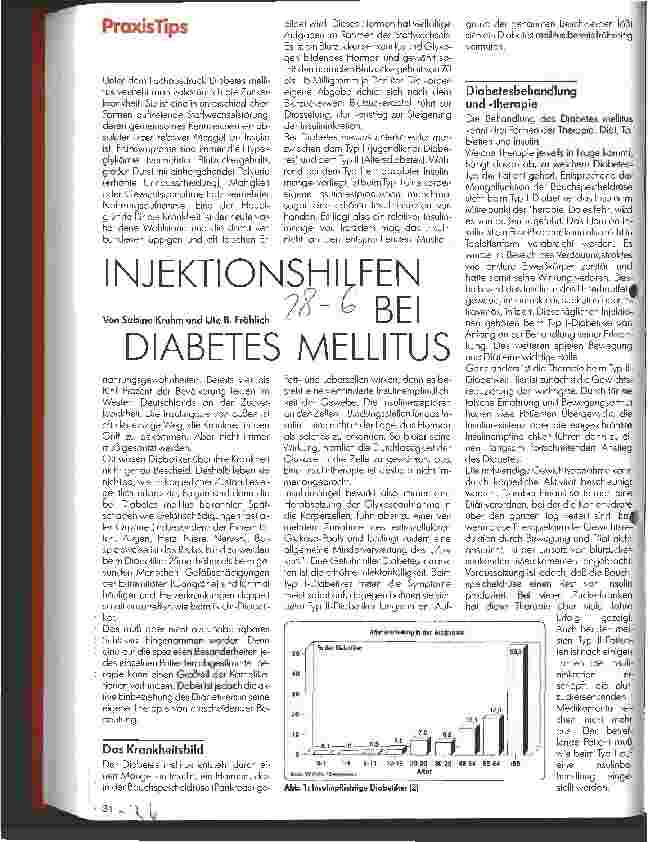 Vorschauseite 1: Injektionshilfen bei Diabetes mellitus