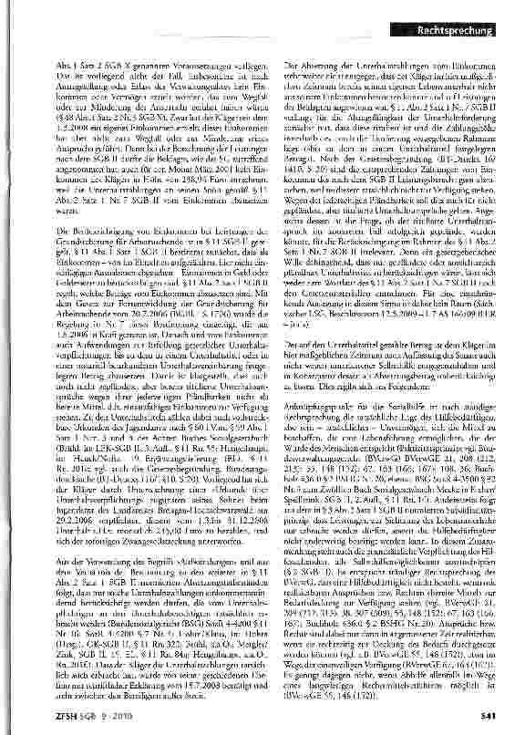 Vorschauseite 3: Unterhaltszahlungen eines ALG-II-Empfängers; Absetzung vom Einkommen; keine Pflicht zur Abänderung des UnterhaltstiteLs