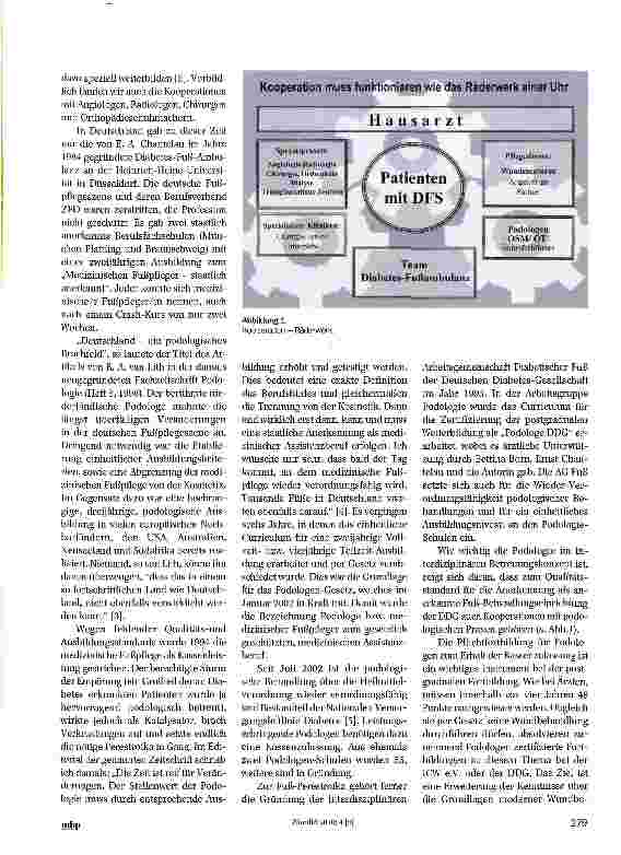 Vorschauseite 2: Die Bedeutung der Podologie bei der Prävention und Therapie des Diabetes-Fuß-Syndroms (DFS) -die „Fuß Perestroika in Deutschland