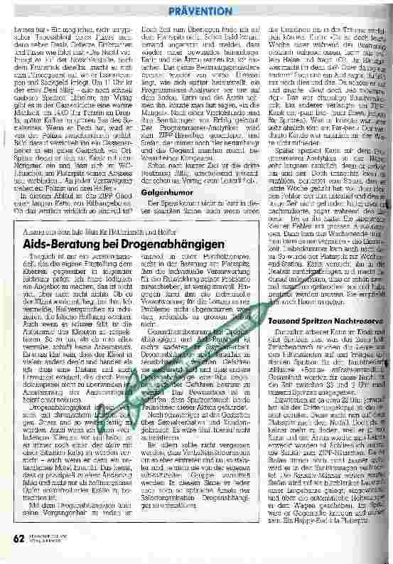 Vorschauseite 5: Für viele Drögeler bin ich Vertrauensperson Unterwegs mit Schwester Karin Dawes in der Züricher Drogenhölle
