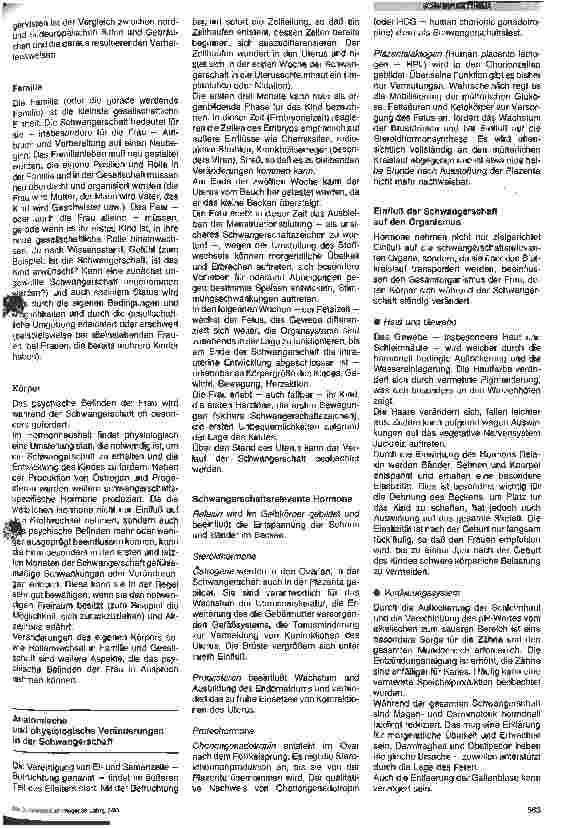 Vorschauseite 2: Schwangerschaft und Geburt