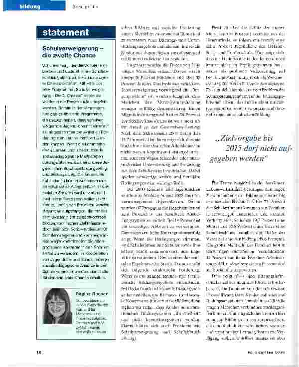 Vorschauseite 2: Integration durch Bildung - Politik ist in der Verantwortung