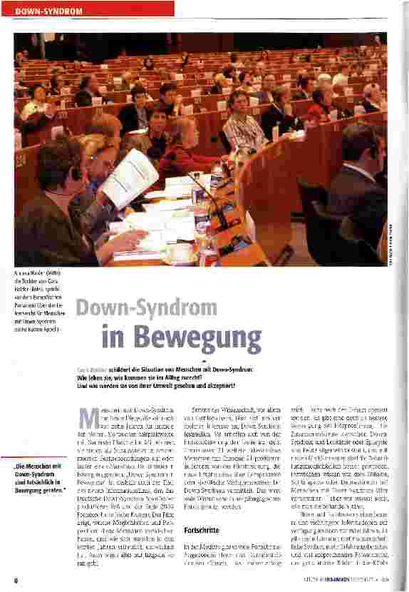 Vorschauseite 1: Down-Syndrom in Bewegung