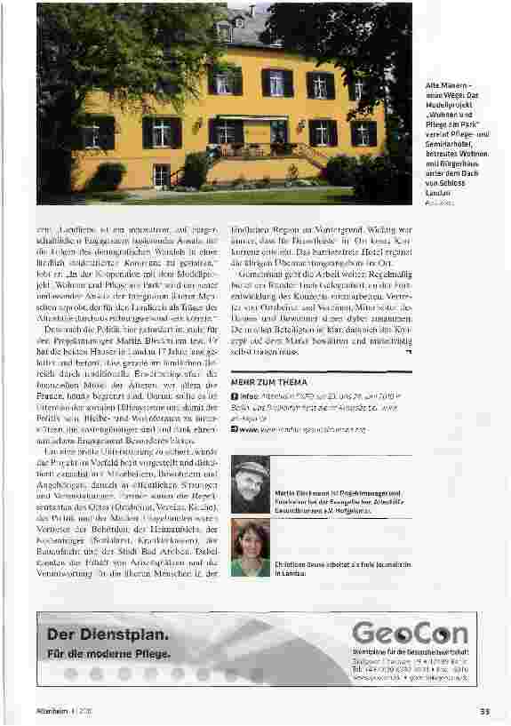 Vorschauseite 4: Vom Altenheim zum Bürgerhaus