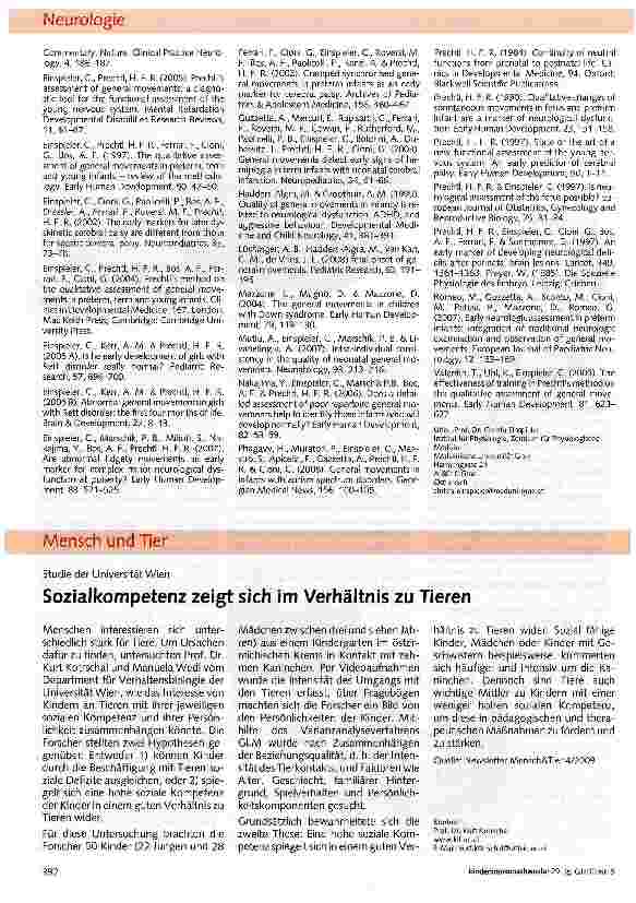 Vorschauseite 4: Was erzählen uns frühkindliche Bewegungen