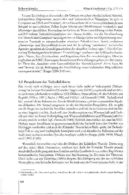 Vorschauseite 6: Pflege und Technik — eine kritische Analyse
