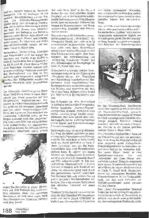 Vorschauseite 2: Rostbratwürstchen und Pflegebedarf