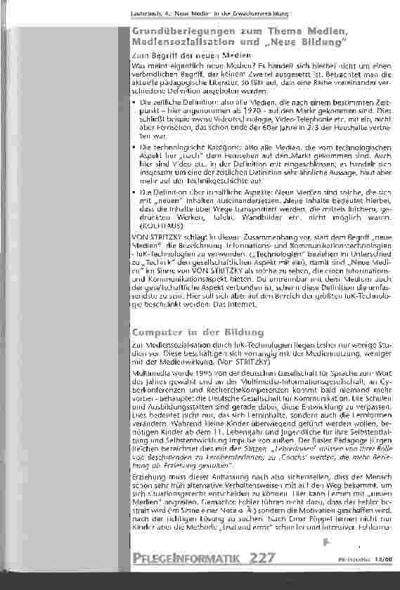 Vorschauseite 2: Neue Medien in der Erwachsenenbildung