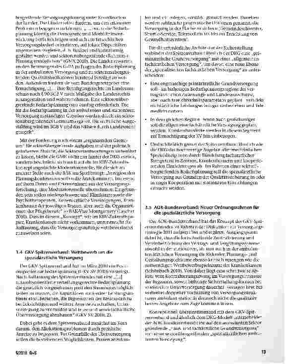 Vorschauseite 4: Sicherstellungsfrage neu gestellt - Chancen für Direktverträge in der GKV?