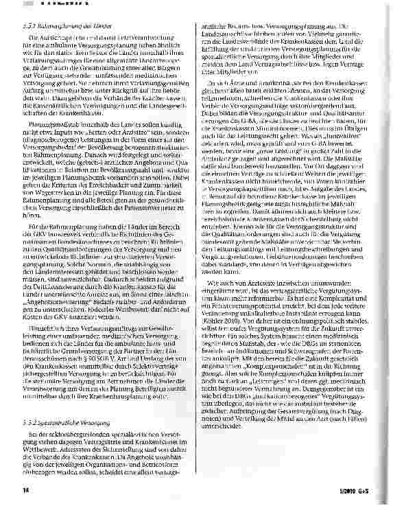 Vorschauseite 5: Sicherstellungsfrage neu gestellt - Chancen für Direktverträge in der GKV?