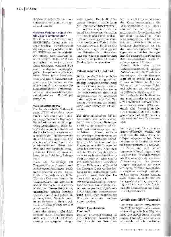 Vorschauseite 3: Der endobronchiale Ultraschall