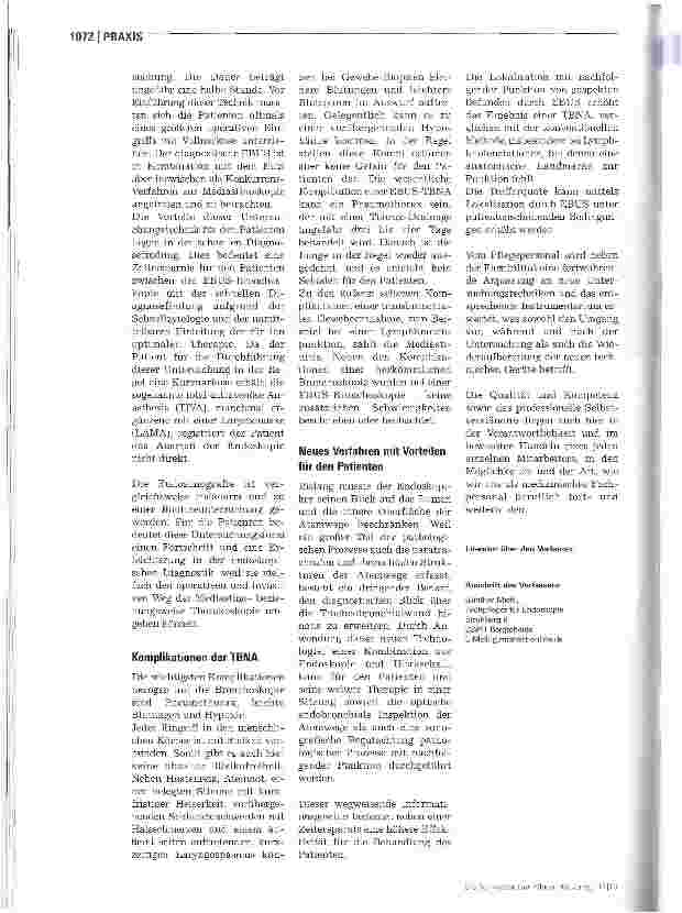 Vorschauseite 4: Der endobronchiale Ultraschall
