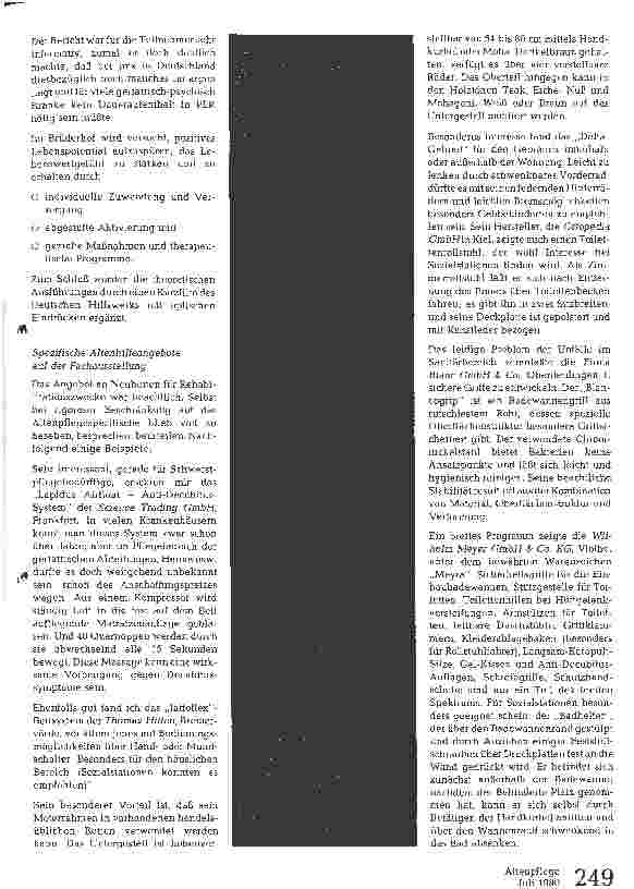 Vorschauseite 2: Ergotherapie in der Altenhilfe