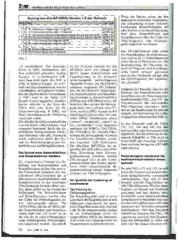 Vorschauseite 2: Die DRGs werden den Alltag im Krankenhaus verändern Hohe Anforderungen an die Ärzte und das Krankenhauscontrolling