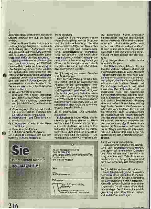 Vorschauseite 4: Die Kreis-Altenberatung in Baden-Württemberg