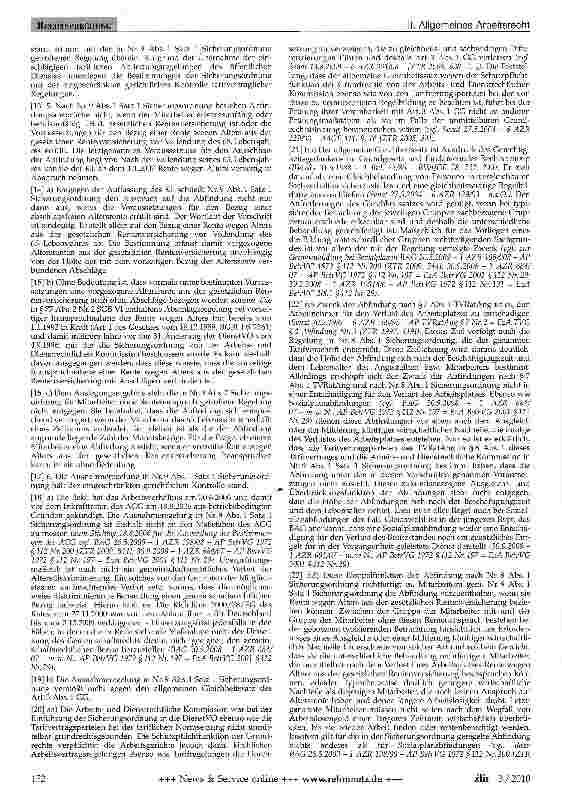 Vorschauseite 2: Inbezugnahme kirchlicher Arbeitsvertragsregelungen im Arbeitsvertrag - Voraussetzungen einer eingeschränkten gerichtlichen Kontrolle einer im sog. „Dritten Weg beschlossenen Diens…