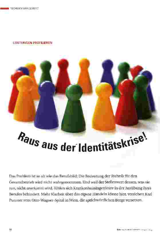 Vorschauseite 1: Raus aus der identitätskrise
