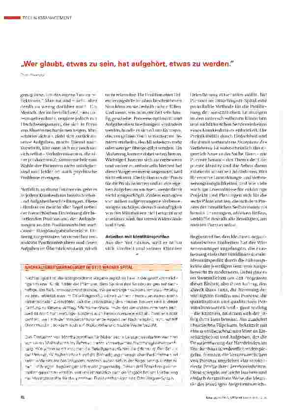 Vorschauseite 3: Raus aus der identitätskrise
